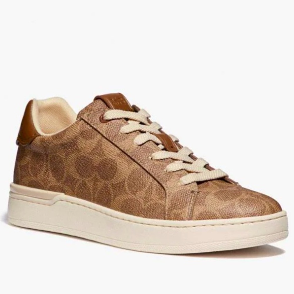 🆕CLASSIC COACH leather sneakers; size 11